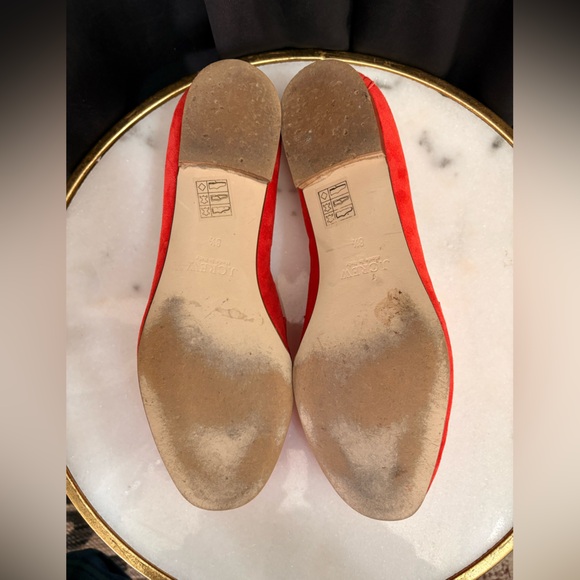 J. Crew Suede Charlie Penny Loafer in Vibrant Flame | 8.5 - Picture 6 of 13